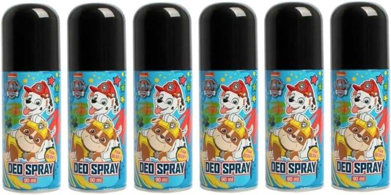 Paw Patrol Kids Boys Deodorant 90 ml (Pack of 6)