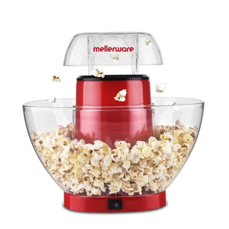 Mellerware Popcorn Maker Plastic Red 4.5L 1200W "Pop & Go"