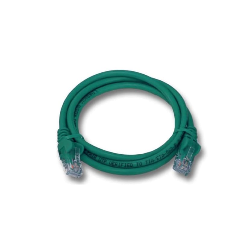 Premium Line CAT6 Moulded Flylead Network Cable, 25 Meter Length, Green