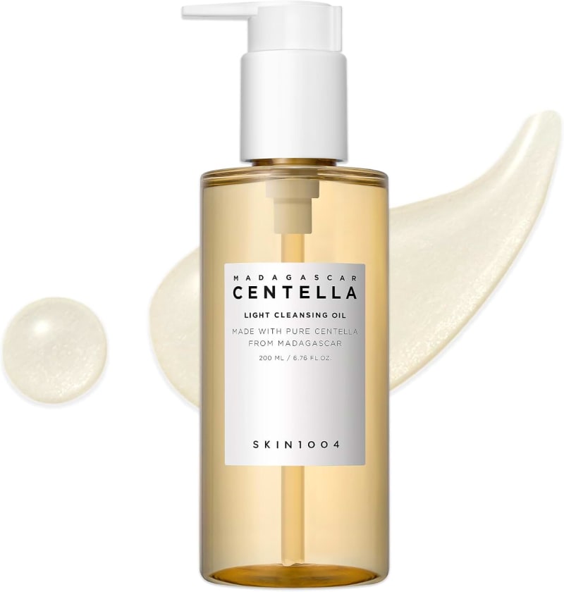 SKIN1004 Madagascar Centella Light Cleansing Oil | Gentle Oil Cleanser for Face, Korean Facial Cleanser, Double Cleansing