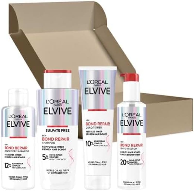 L'Oreal Elvive Bond Repair Routine Bundle - 4 set bundle