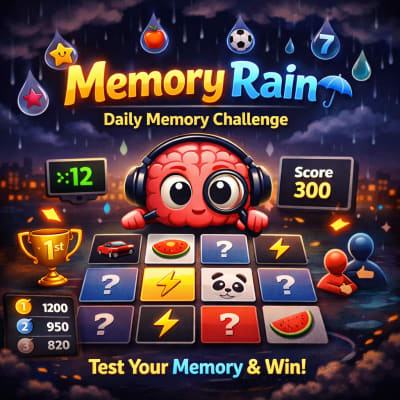 Memory Rain ☔️ – Daily Memory Challenge