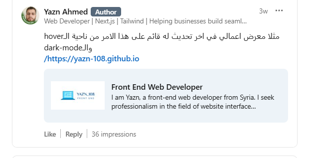 yazn open graph in linkedin