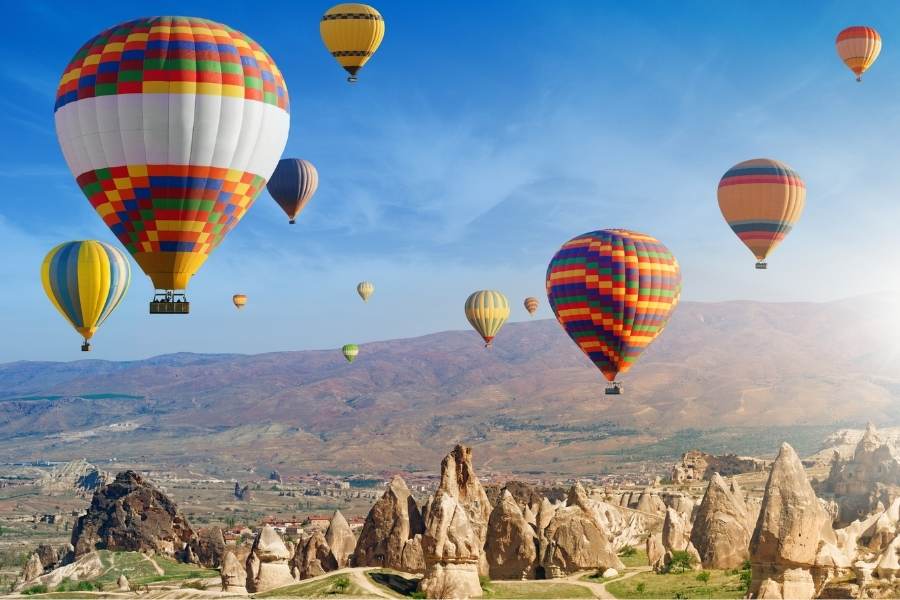 hot air balloons cappadocia afternoon large