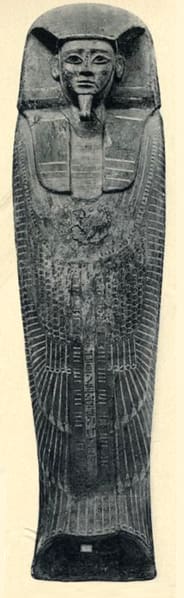 Деревянный саркофаг фараона Камоса, найденный в 1857 году