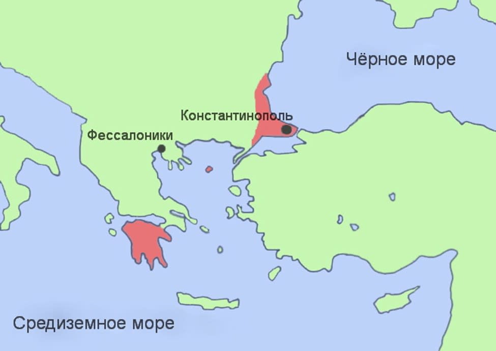 Византийская империя времён правления Константина XI