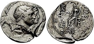 Coin depicting Laodice — wife of Perseus