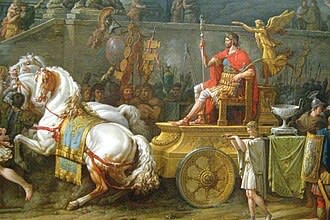 Lucius Aemilius Paullus Macedonicus during his triumph