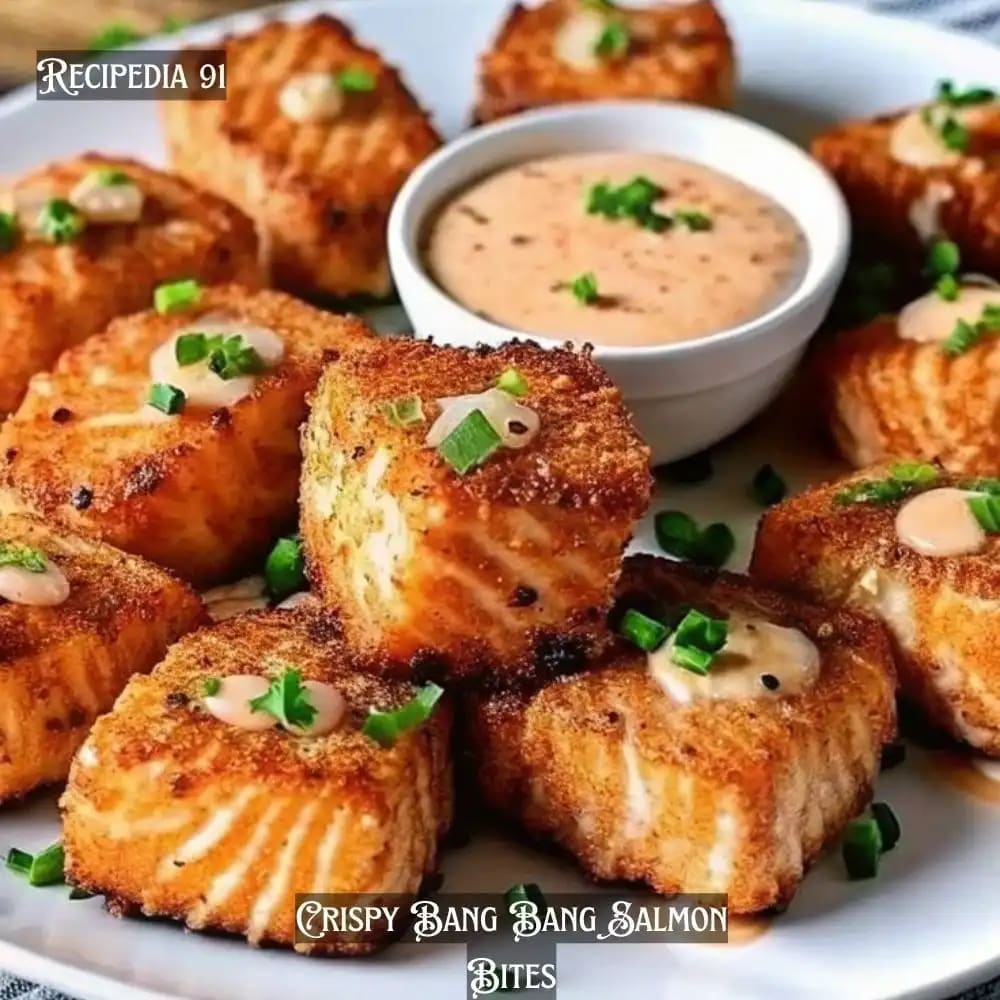 Crispy Bang Bang Salmon Bites