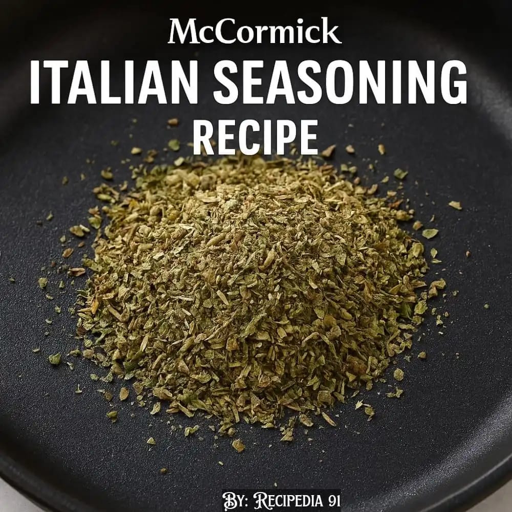 McCormick Italian Seasoning - A Zoomed image on the pan