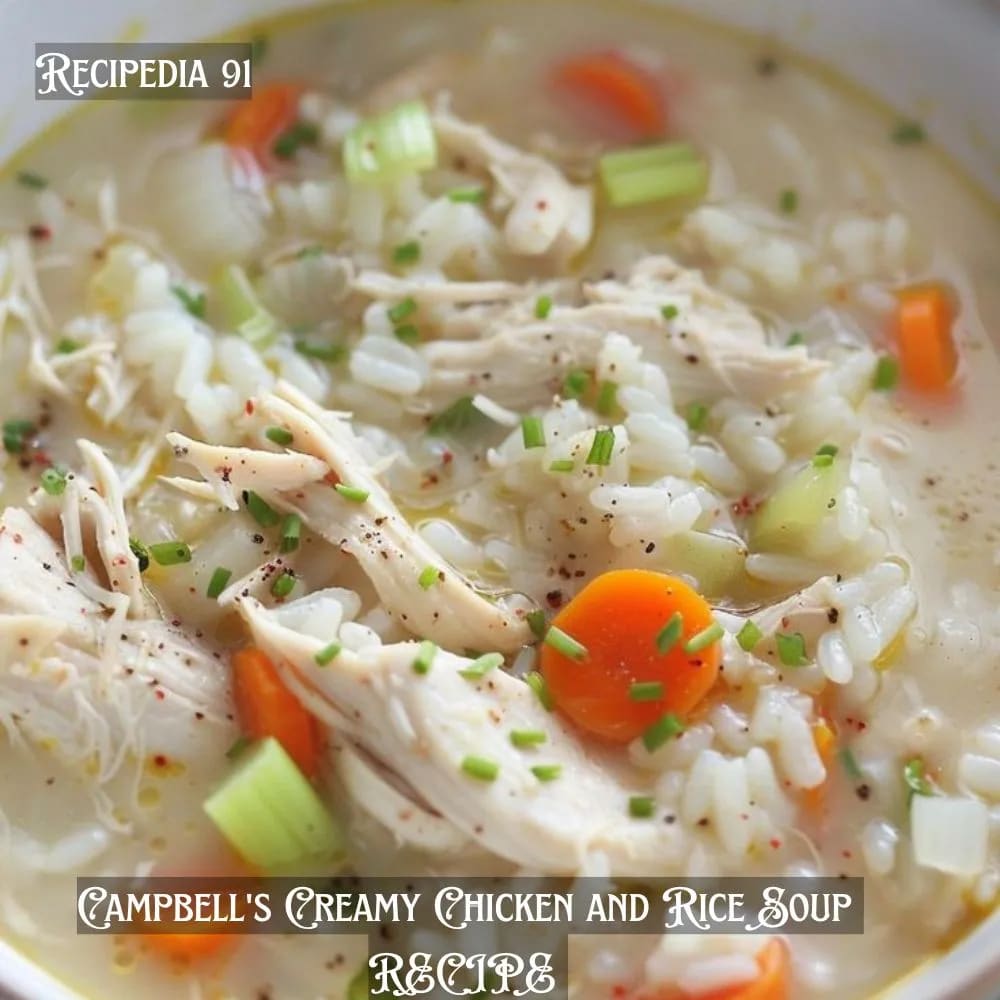 Creamy Chicken and Rice Soup