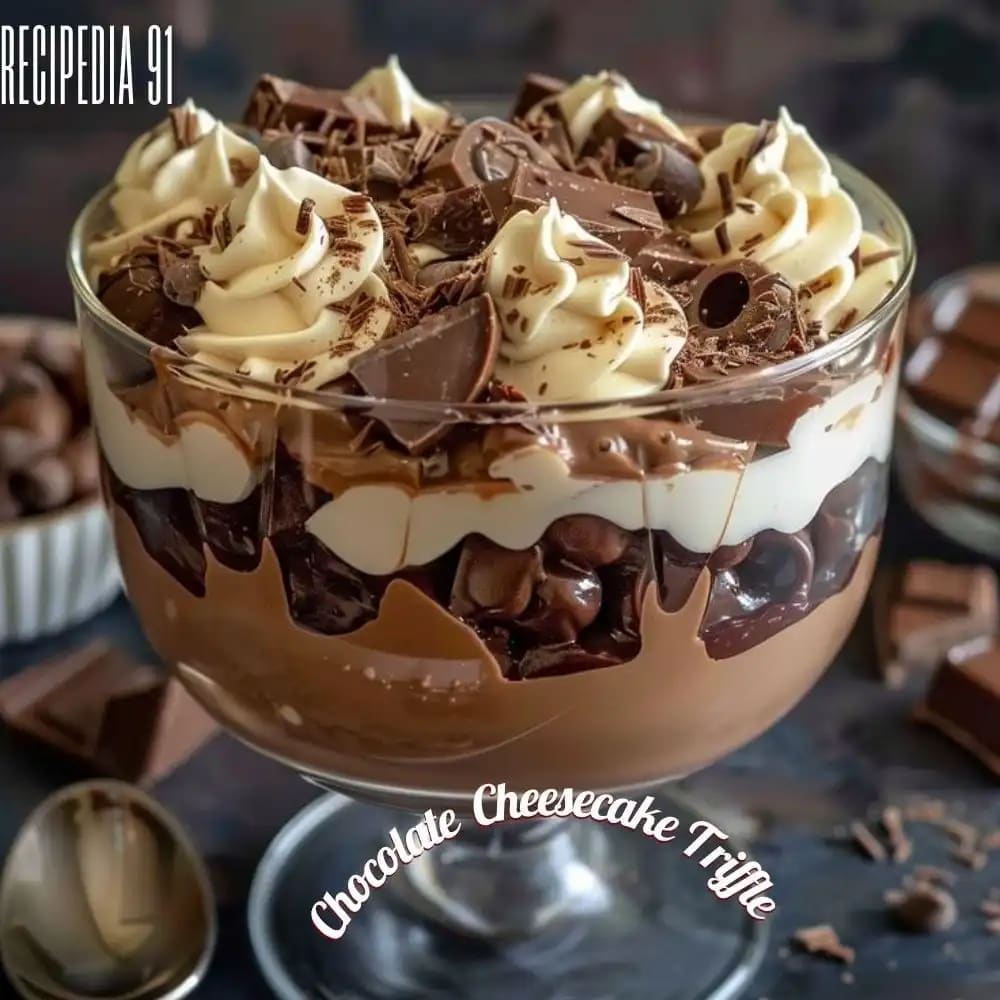 Baileys Chocolate Cheesecake Trifle