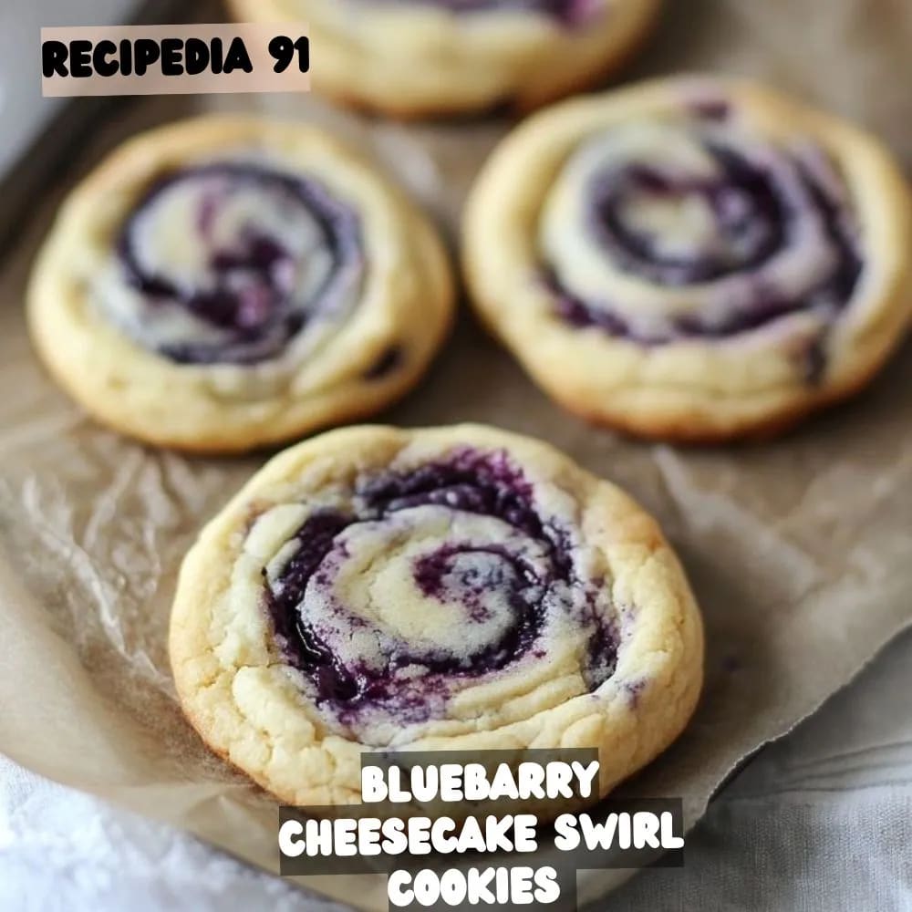 How to Make Blueberry Cheesecake Swirl Cookies
