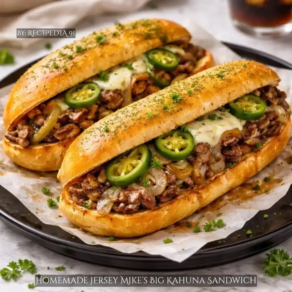 Homemade Big Kahuna Sandwich Jersey Mike's