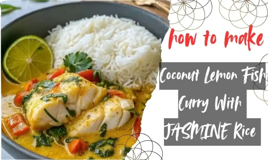 Coconut Lime Fish Curry with Jasmine Rice Recipe