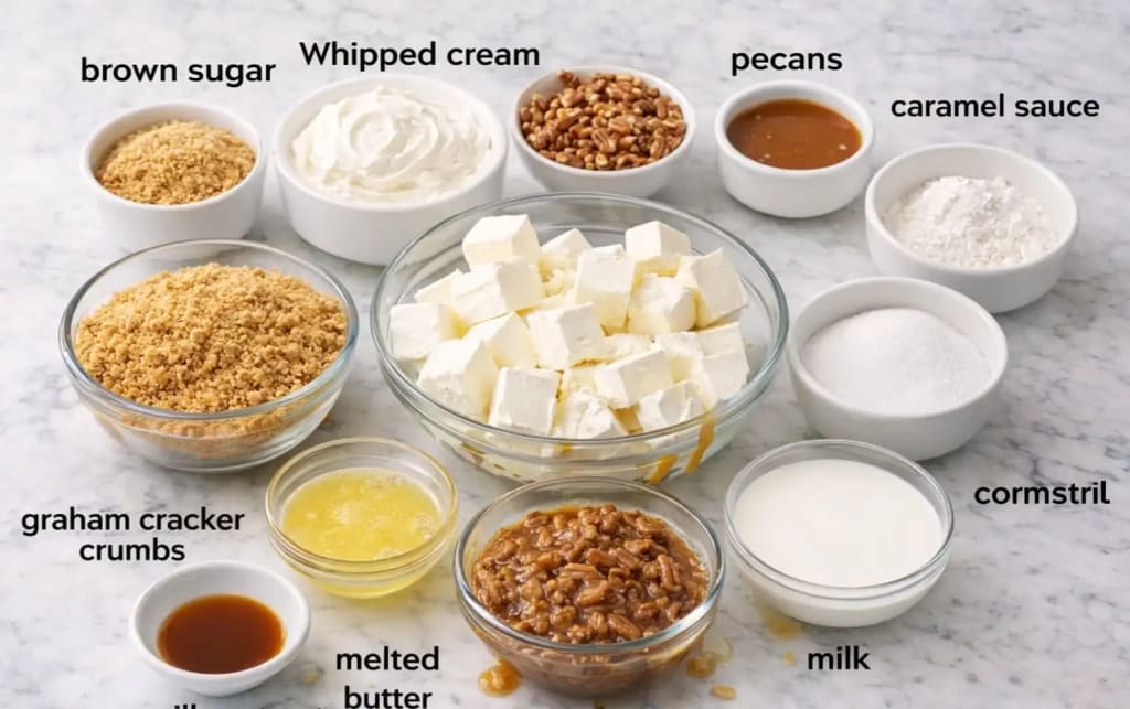 Ingredients Required for Pecan Pie Lasagna Recipe