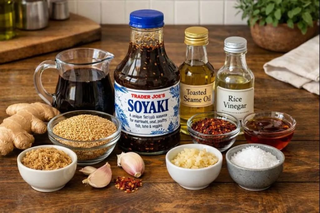Homemade Copycat Trader Joe's Soyaki Sauce Ingredients