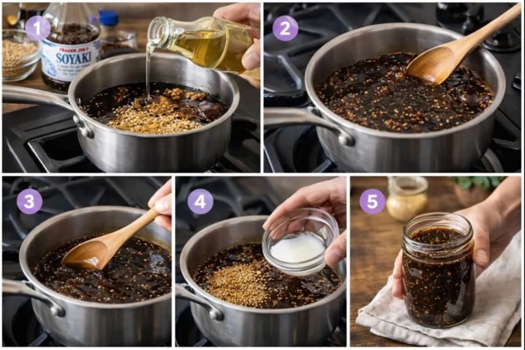 Step-by-step Instruction For Homemade Trader Joe's Soyaki Sauice Recipe