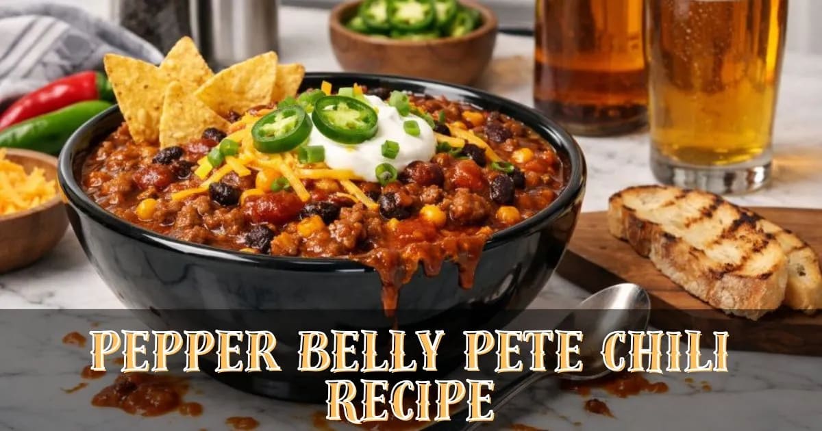 Pepper Belly Pete Chili Recipe