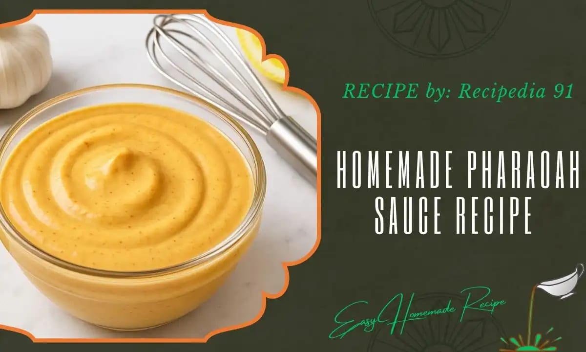 Pharaoh Sauce Recipe