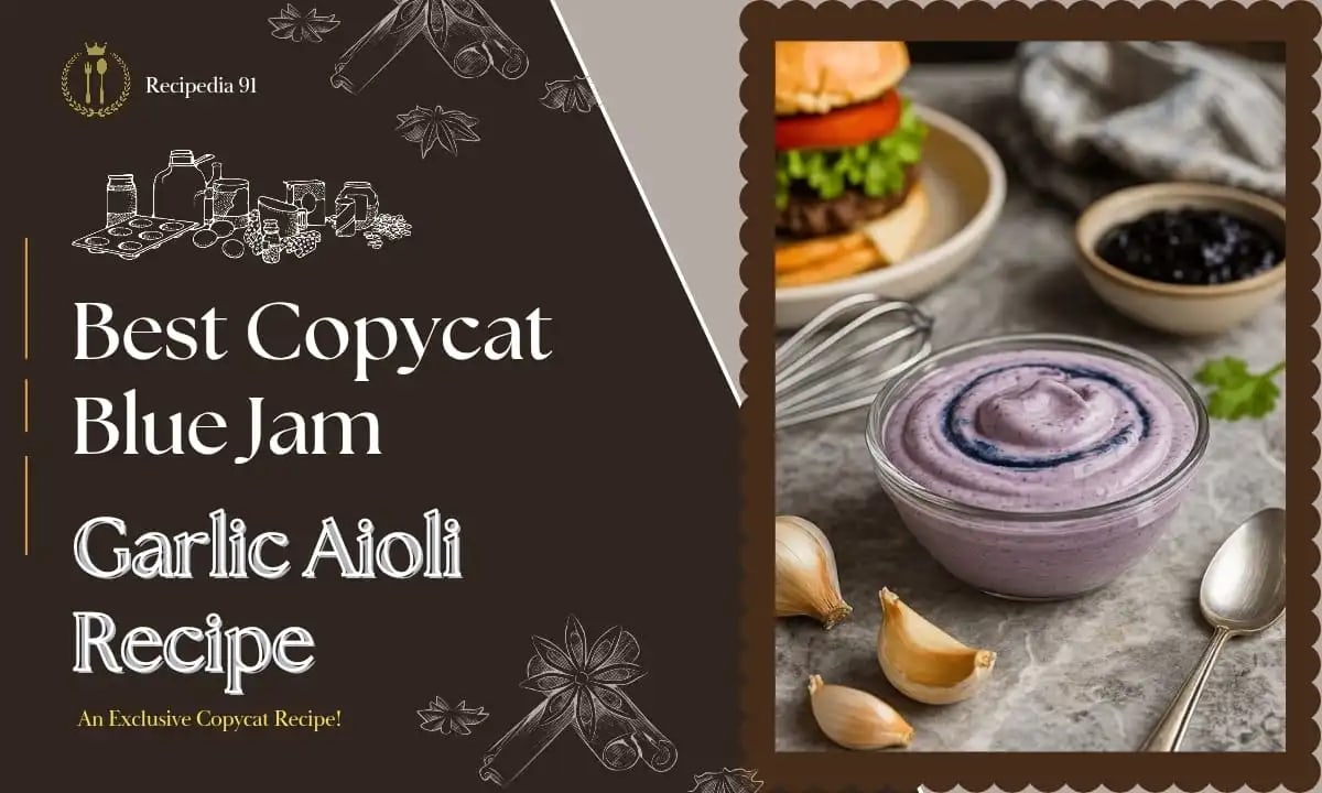 Blue Jam Garlic Aioli Recipe