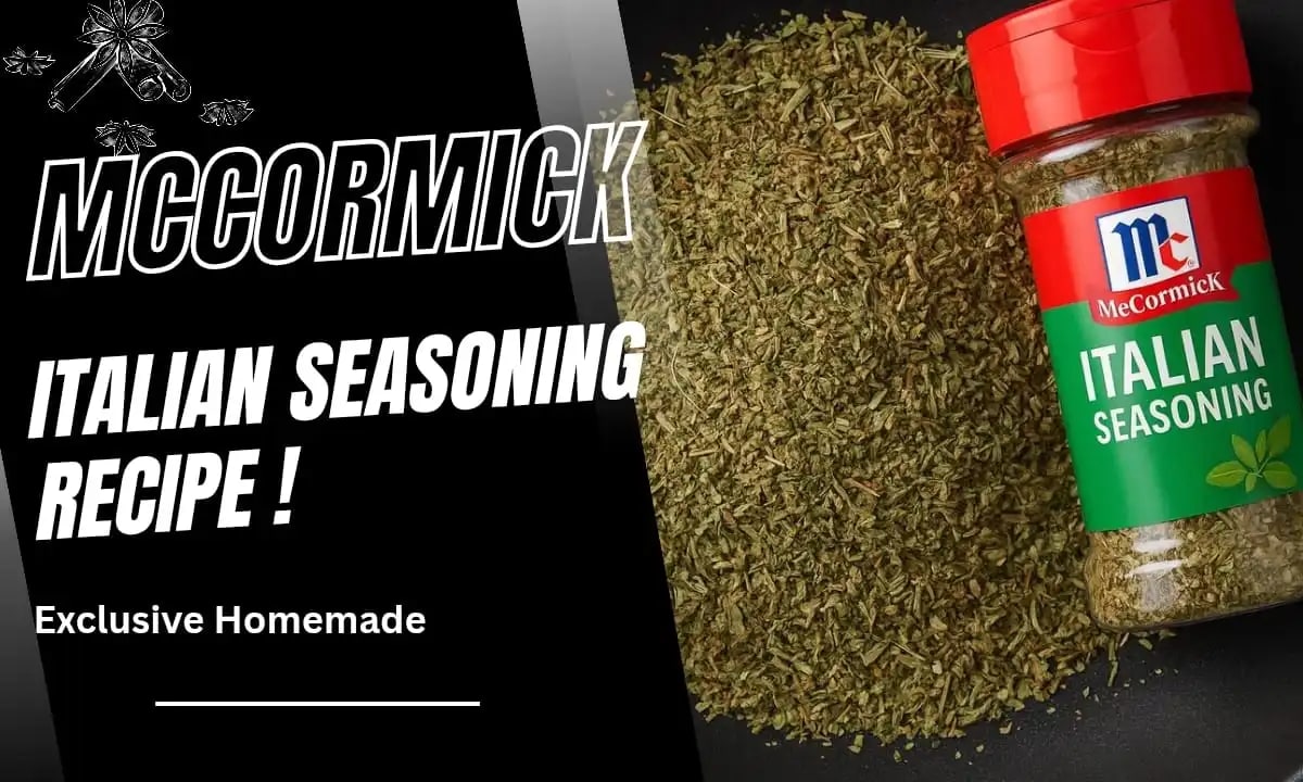 McCormick Italian Seasoning Recipe