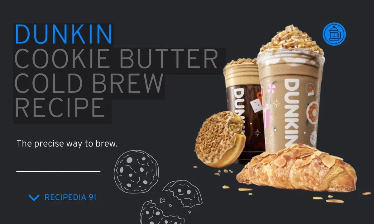 Dunkin Cookie Butter Cold Brew Recipe