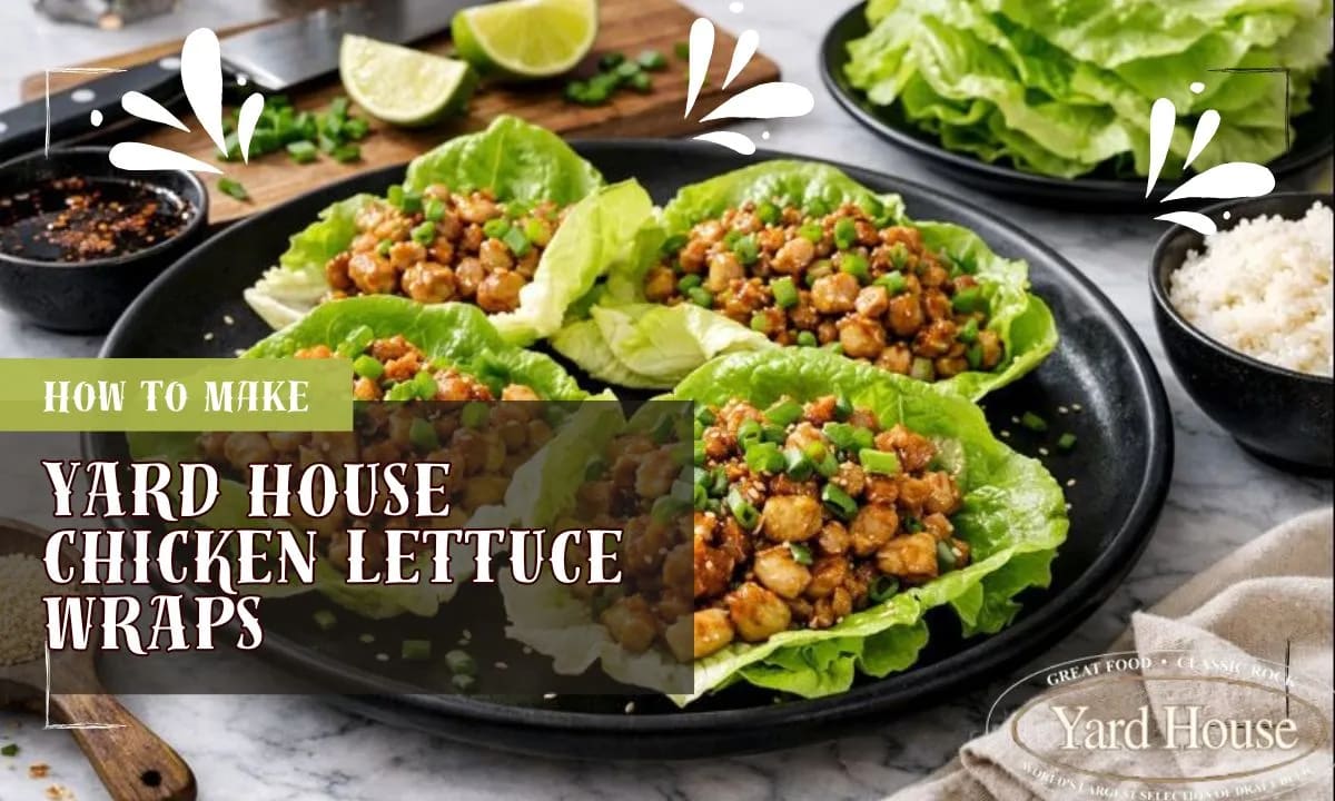 Yard House Chicken Lettuce Wraps Recipe