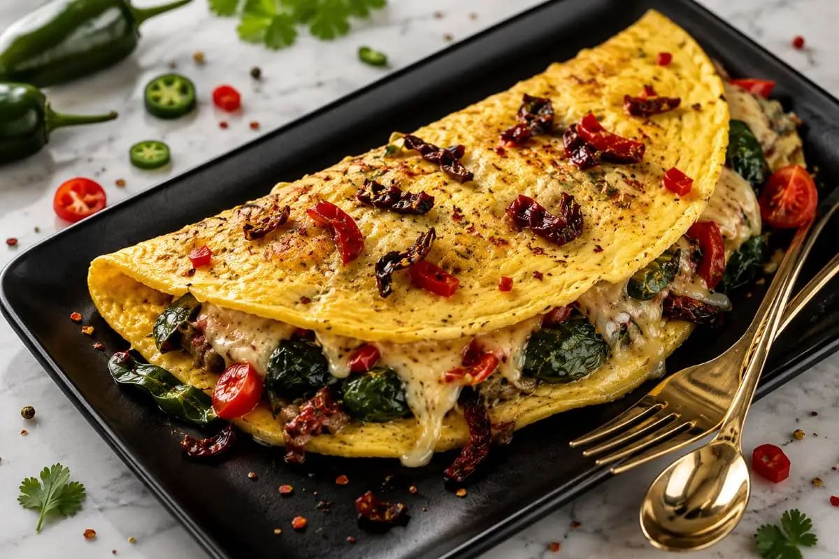 IHOP Spicy Poblano Omelette Recipe