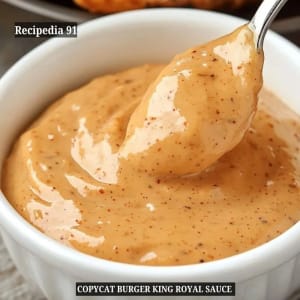Homemade Burger King Royal Sauce - A closeup image of the finished sauce in the bowl.