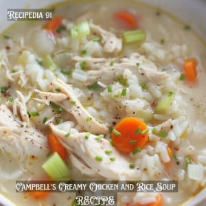 Campbell's Creamy Chicken and Rice Soup