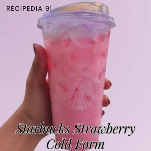 Starbucks Strawberry Cold Foam