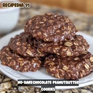 No-Bake Chocolate Peanut Butter Cookies