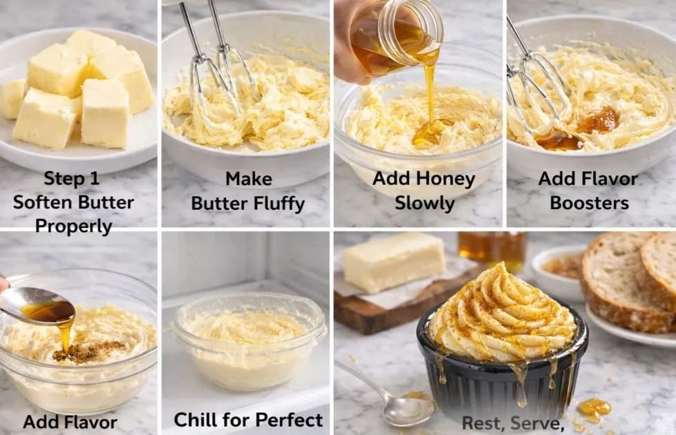 Visual Instruction For Outback Steakhouse Honey Butter Recipe