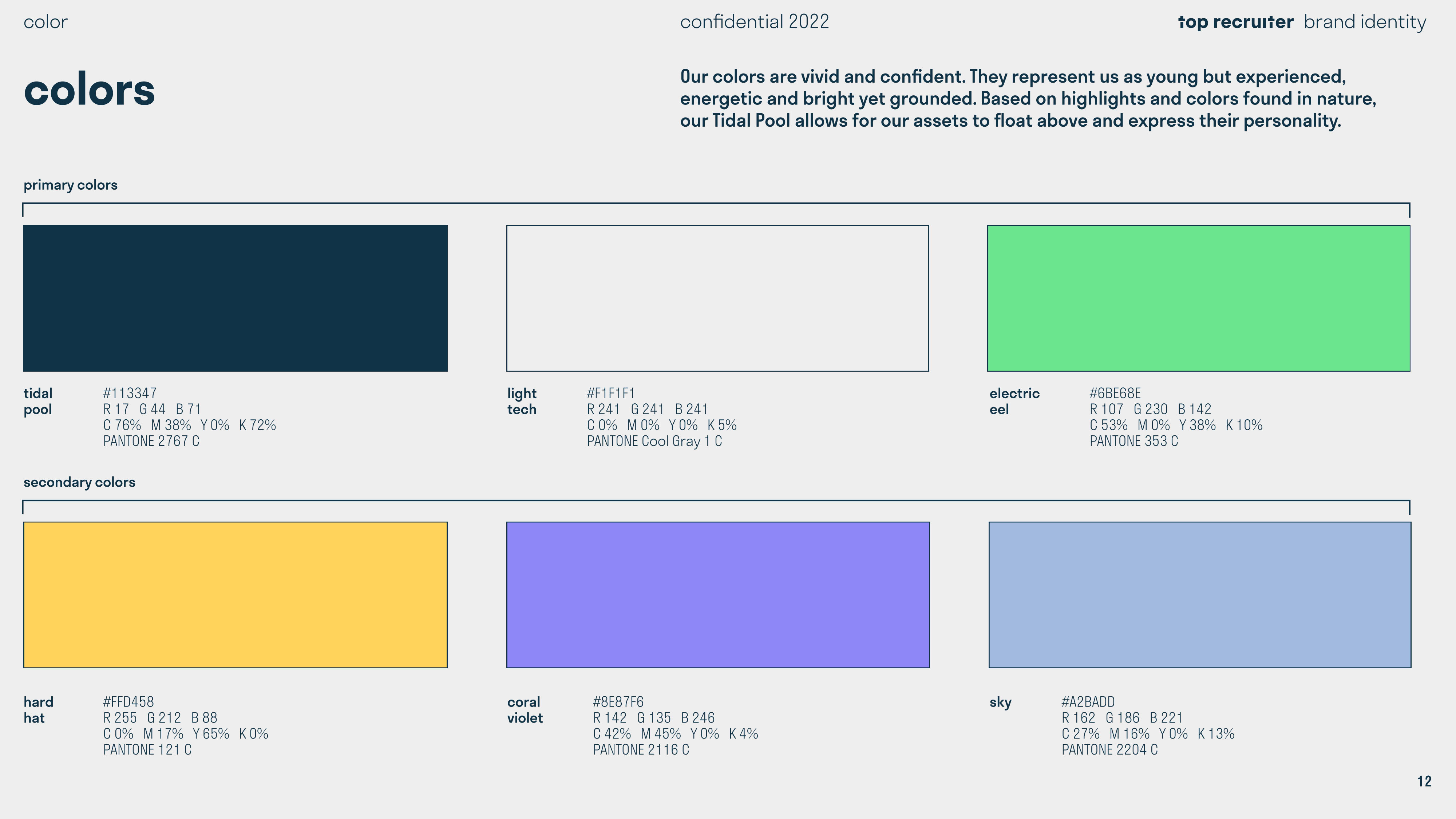 Top Recruiter Brand Identity page 12
