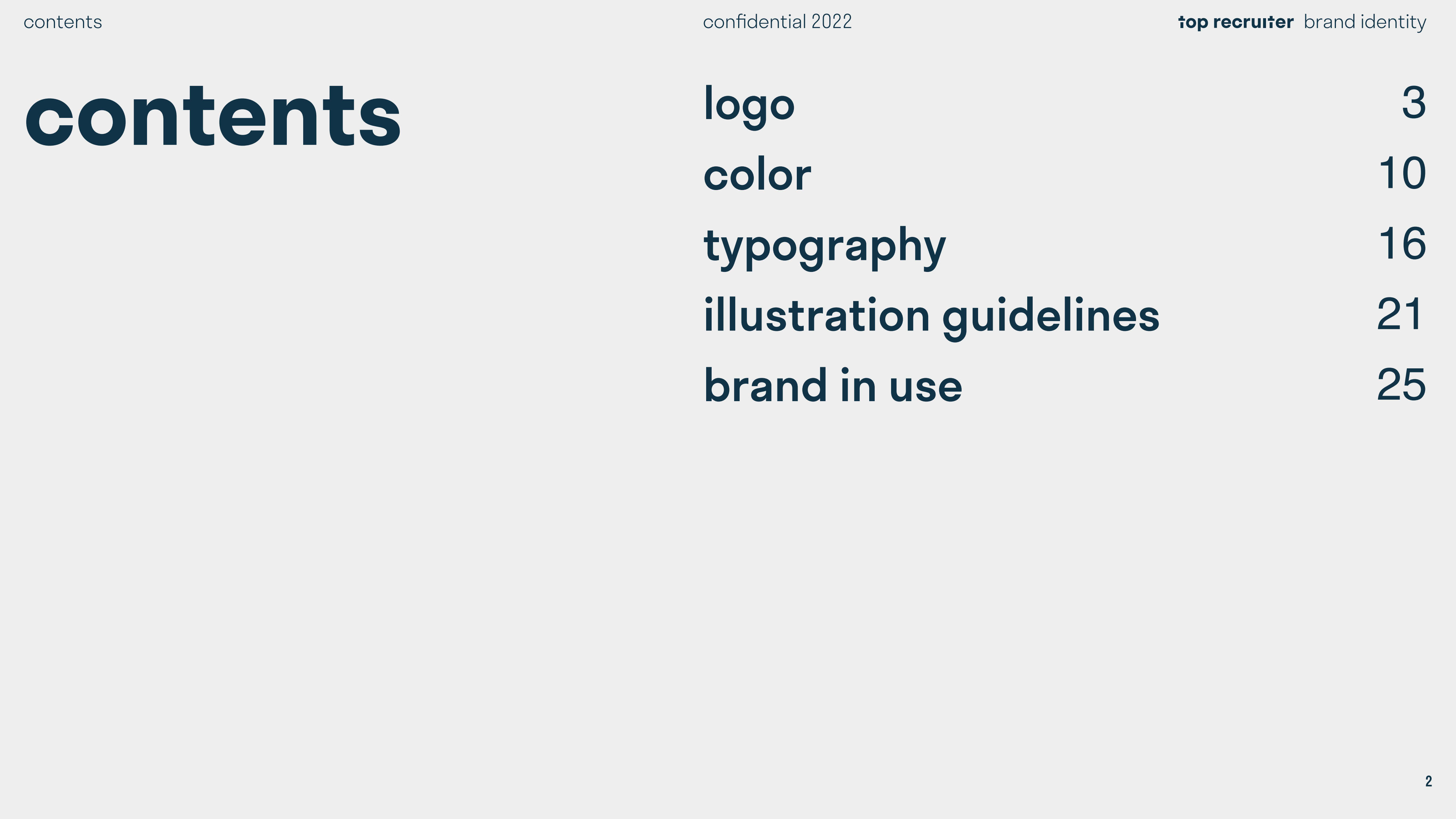 Top Recruiter Brand Identity page 2