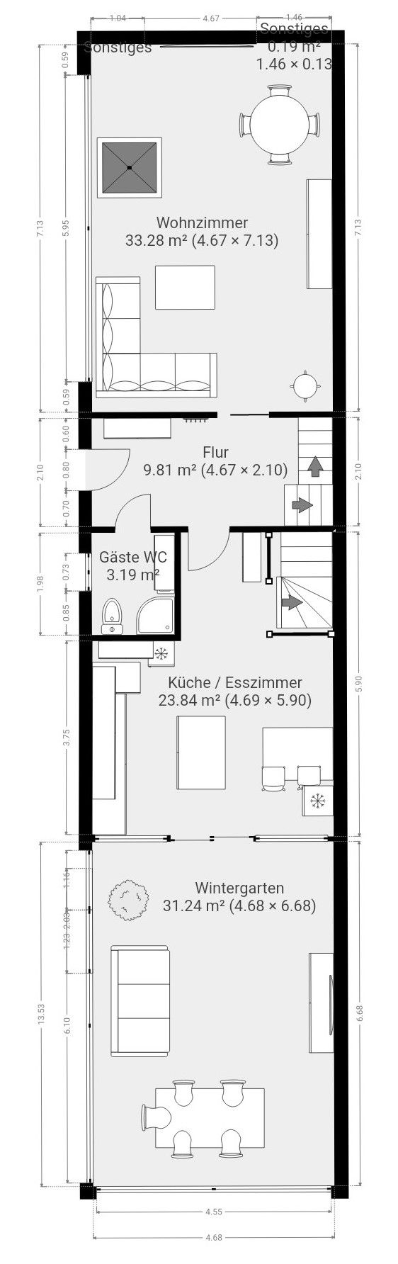 Hinterhaus Zweifamilienhaus A Schlecht - Erdgeschoss.jpg