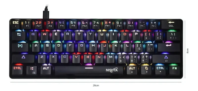 Teclado Nisuta MECANICO