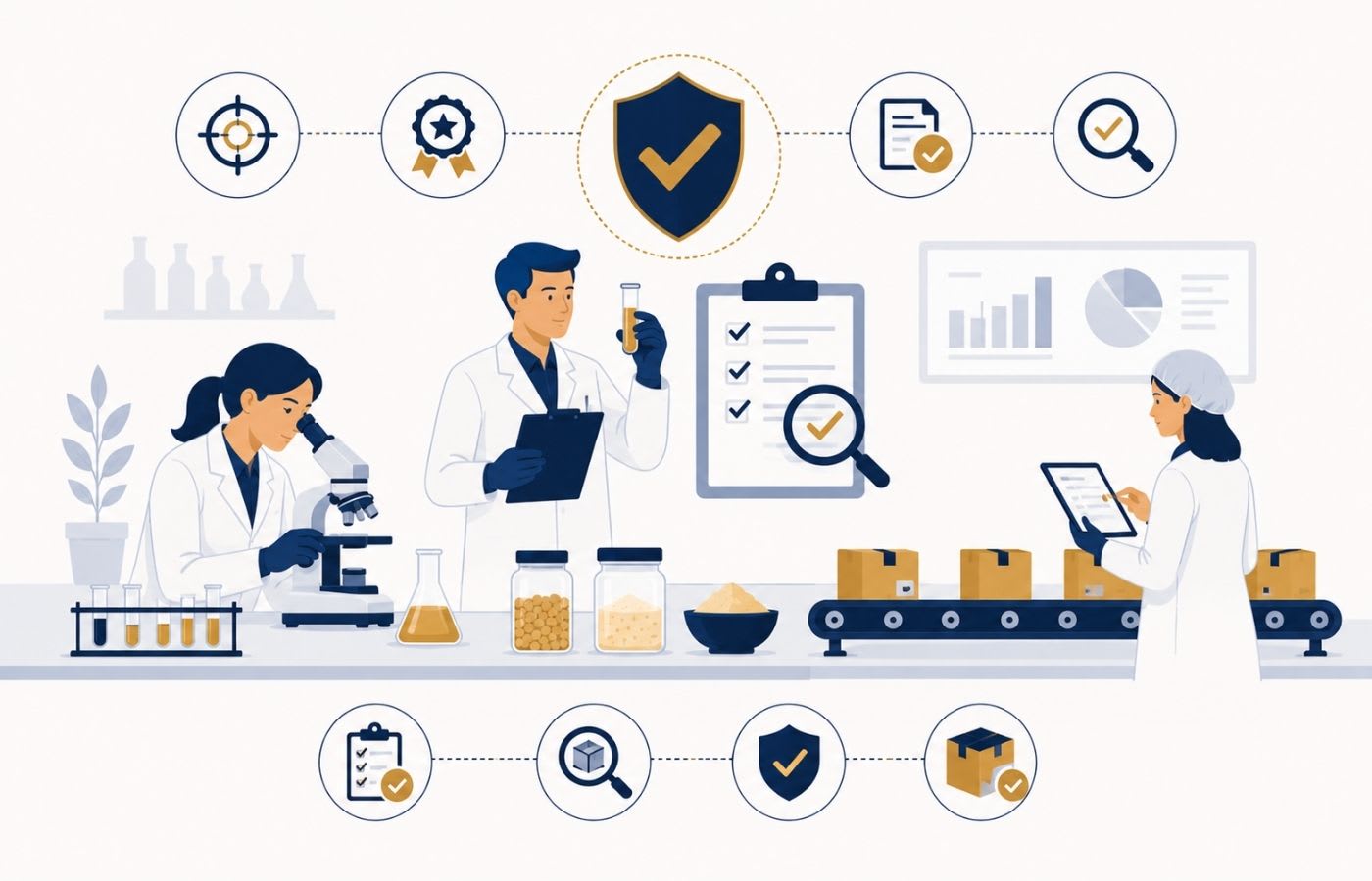 Laboratoire de contrôle qualité alimentaire