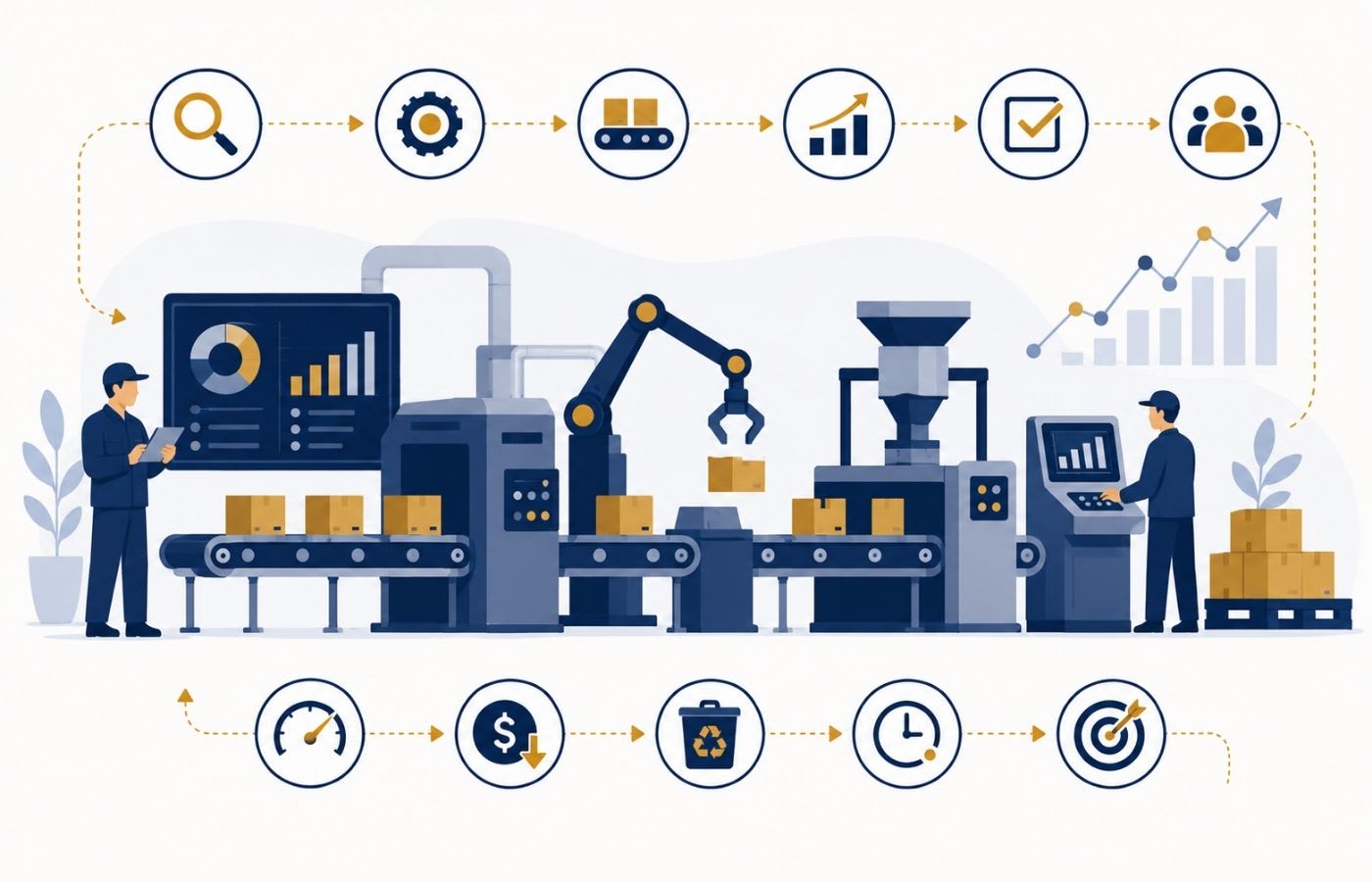 Opérations de fabrication alimentaire modernes