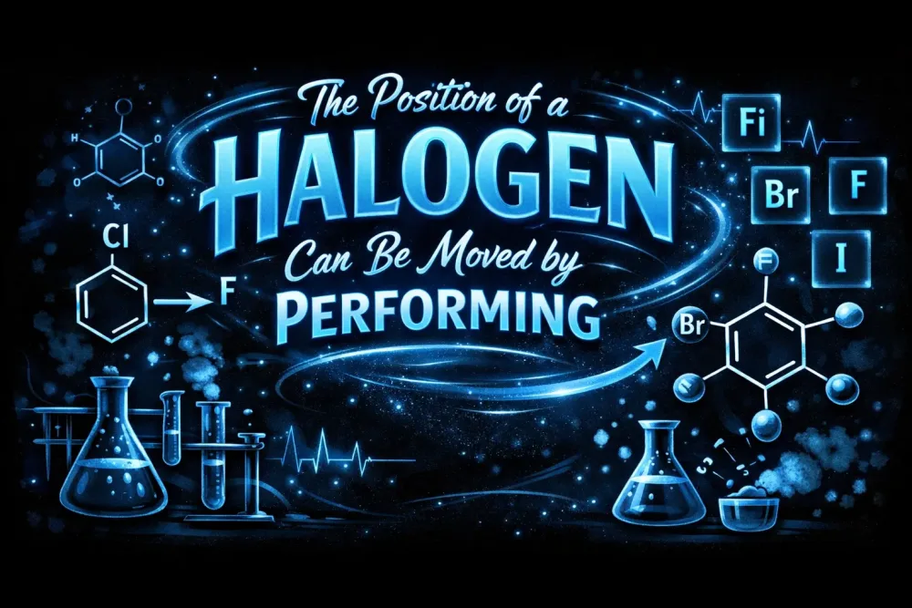 The Position of a Halogen Can Be Moved by Performing