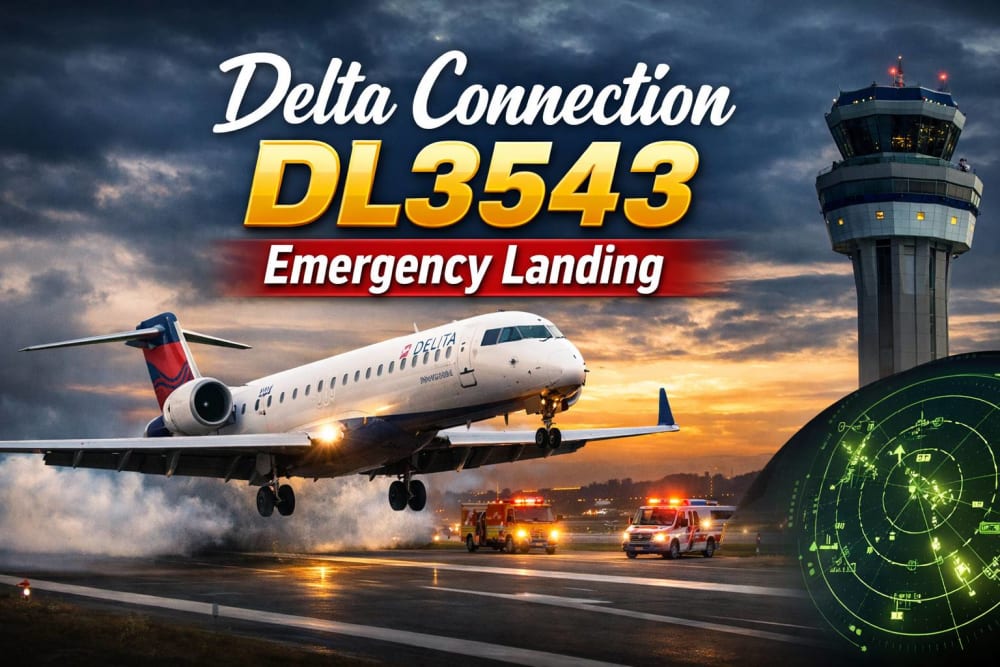 Delta Connection DL3543 Emergency Landing: Full Coverage