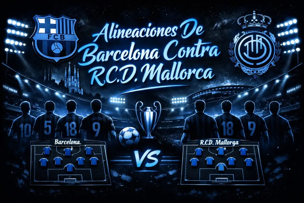 Alineaciones De Barcelona Contra R.C.D. Mallorca