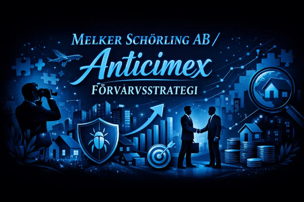 Melker Schörling Ab / Anticimex Förvärvsstrategi