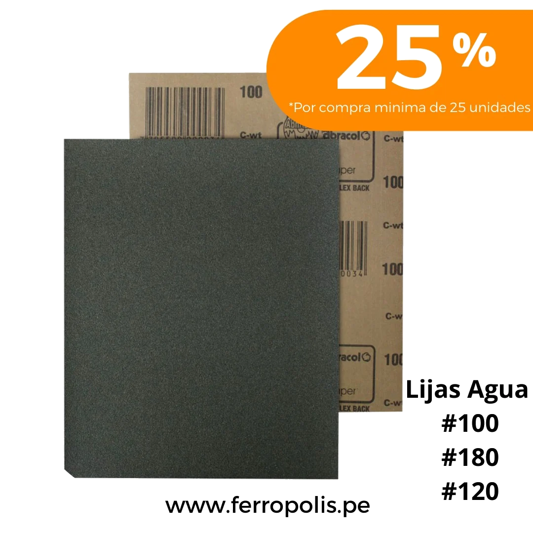 LIJA AGUA # 100 ( x UND )