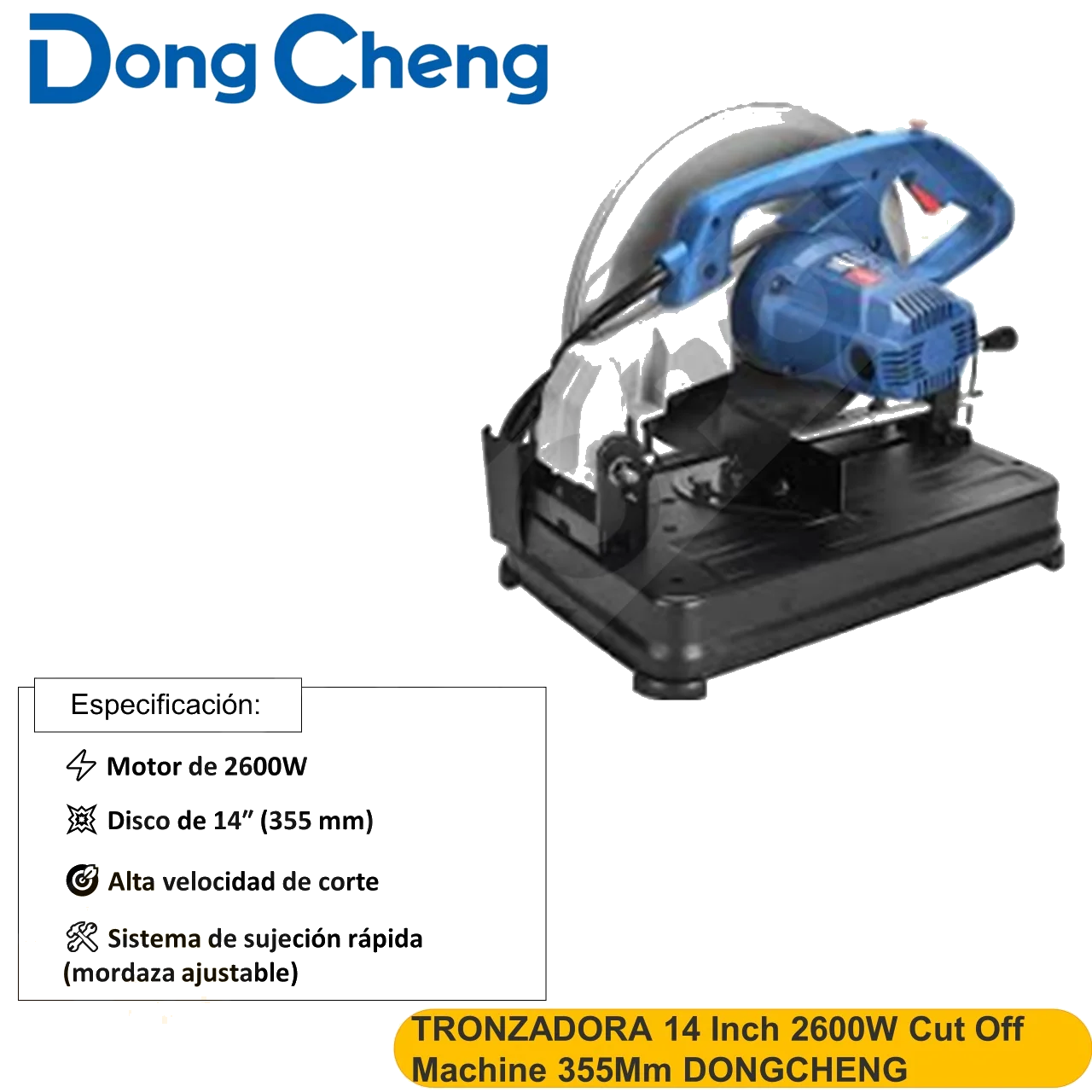 TRONZADORA 14 Inch 2600W Cut Off Machine 355Mm DONGCHENG