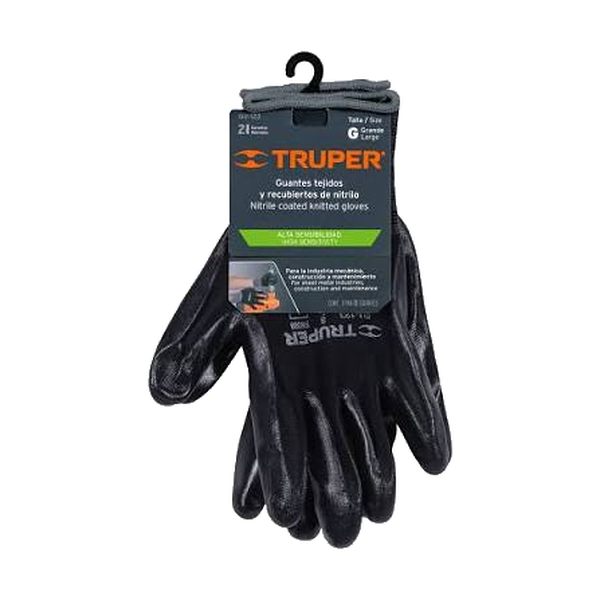 Guantes de protección recubiertos de nitrilo
