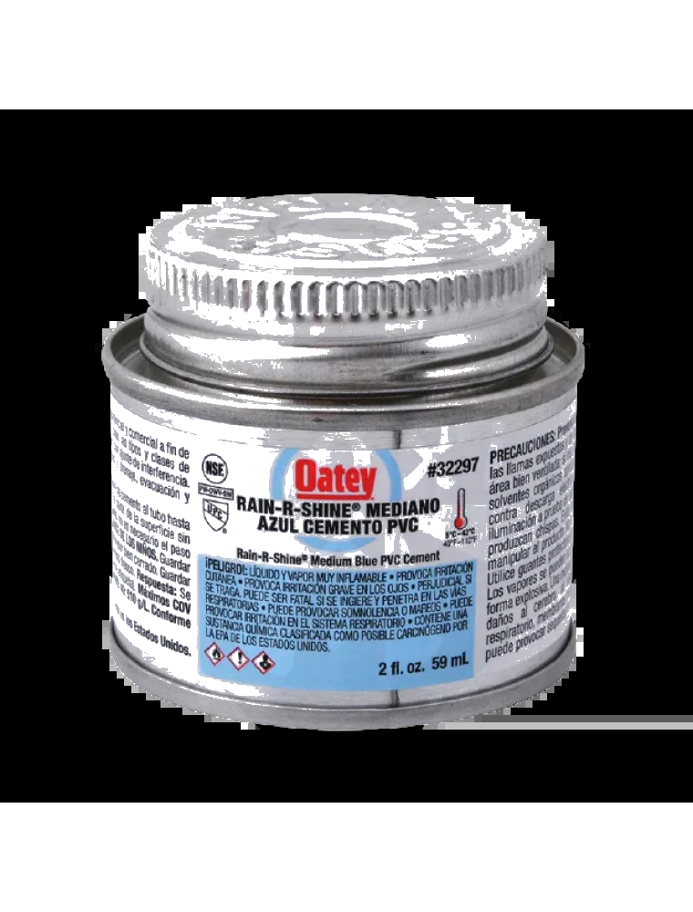 PEGAMENTO TUBO AZUL C/BROCHA 2oz 1/64" "OATEY"