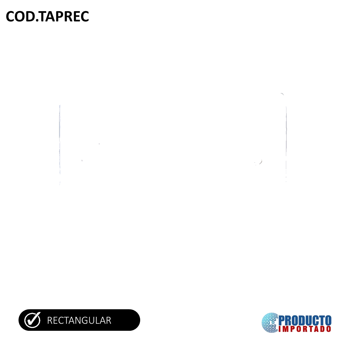 TAPA CIEGA RECTANGULAR