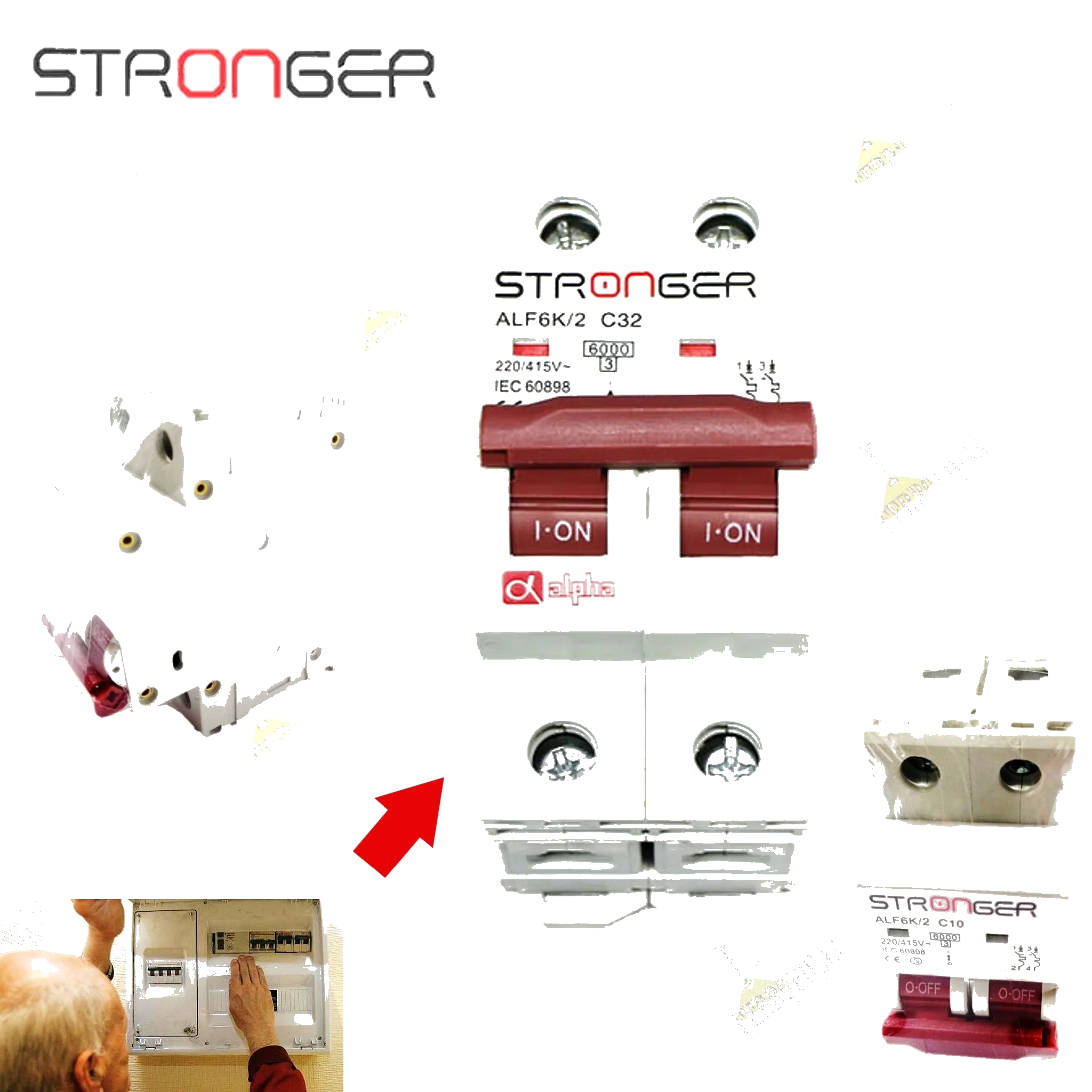 LLAVE TERMICA 32 A "STRONGER ALFA"
